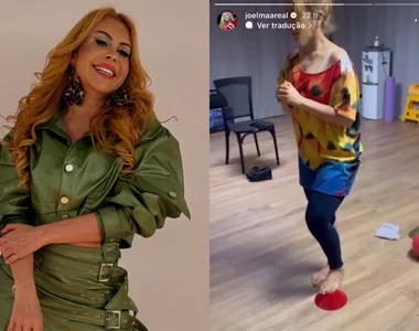 Joelma está passando por tratamento com fisioterapia intensiva