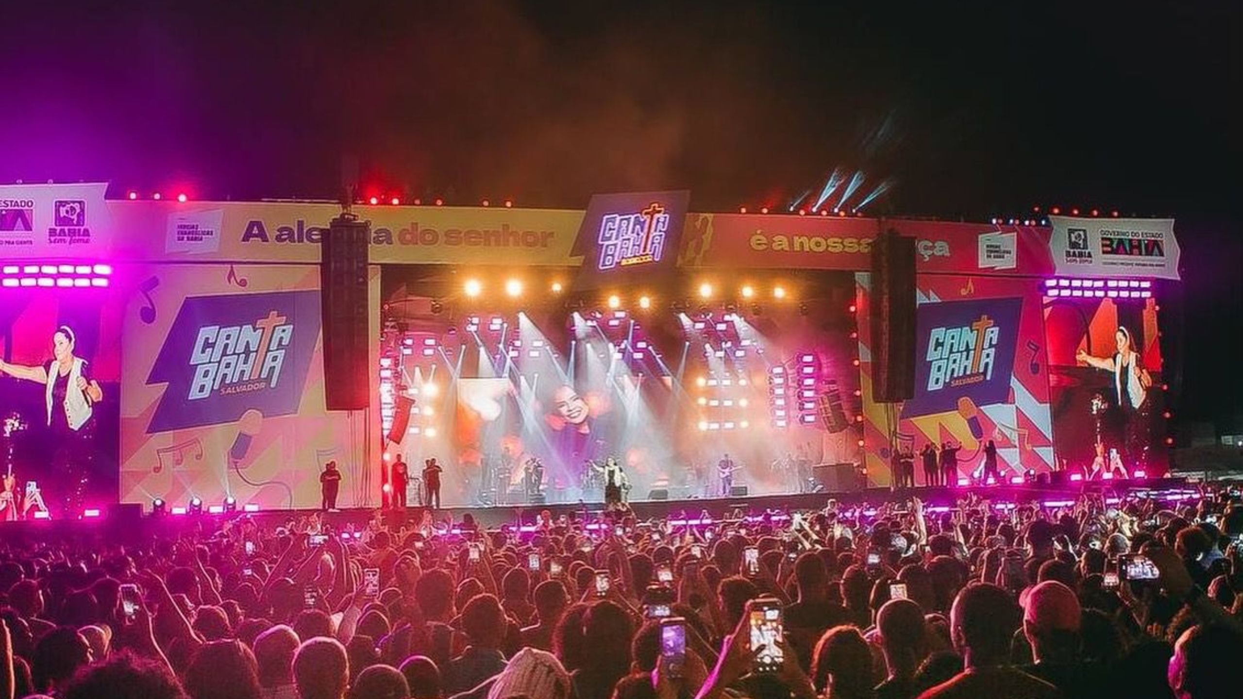 Canta Bahia ocorreu no Parque de Exposições, em Salvador