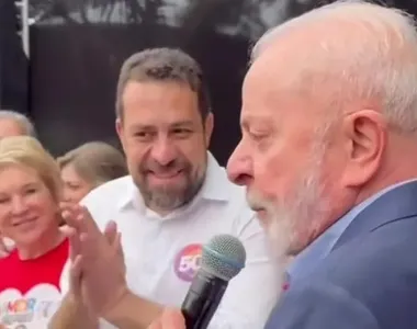 Lula participou de comício em apoio a Guilherme Boulos