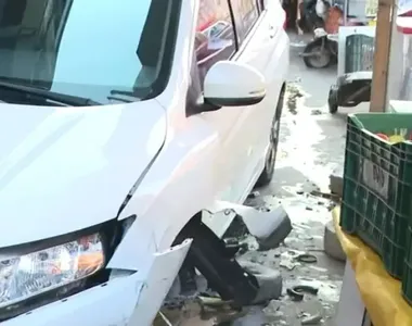 O incidente ocorreu por volta das 3 horas da manhã.