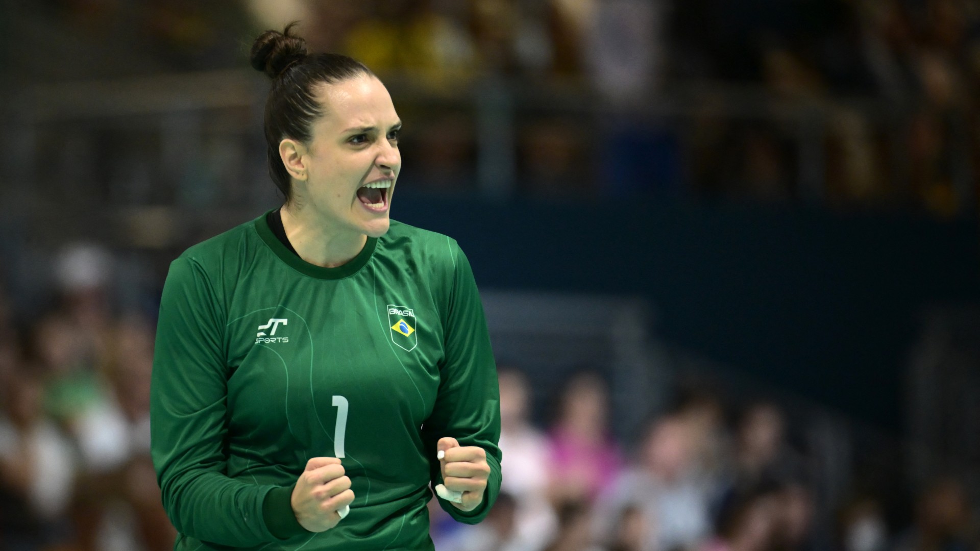 Gabriela Moreschi, goleira do handebol feminino do Brasil