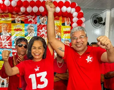 Chapa puro-sangue do PT, com Angelo Santana e Cátia Garcez