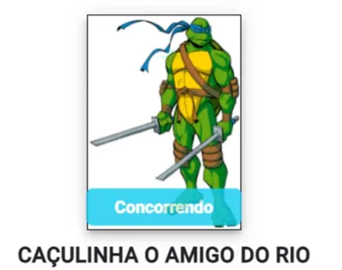 Tartaruga Ninja está concorrendo ás eleições no Rio de Janeiro
