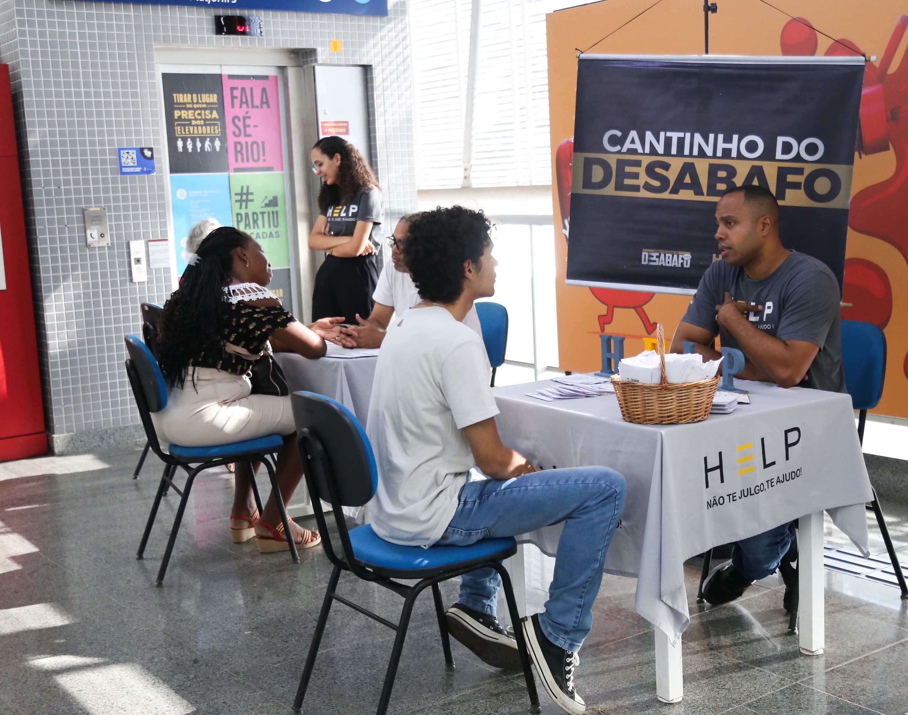 Espaço foi montado na Estação Acesso Norte