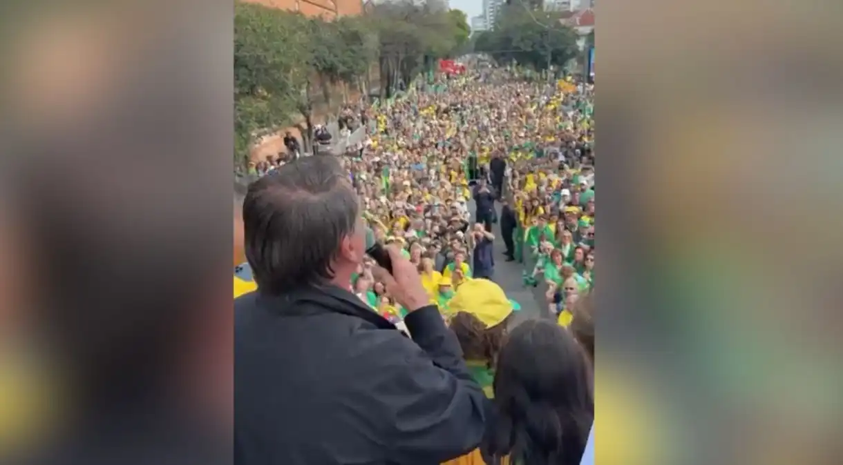 Bolsonaro fez a declaração para apoiadores