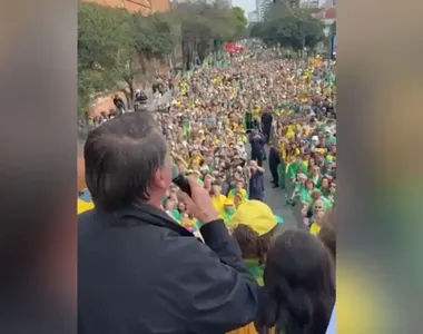 Bolsonaro fez a declaração para apoiadores