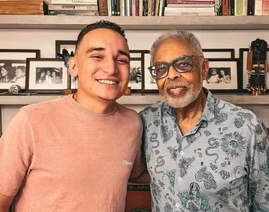 João Gomes e Gilberto Gil trocaram várias ideias durante o encontro