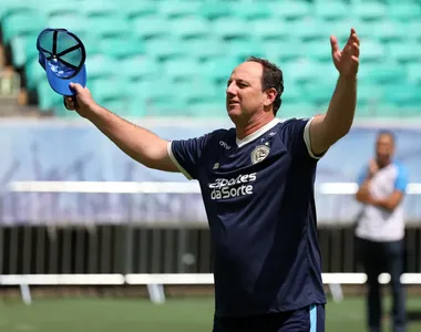 Rogério Ceni em treino na Fonte Nova