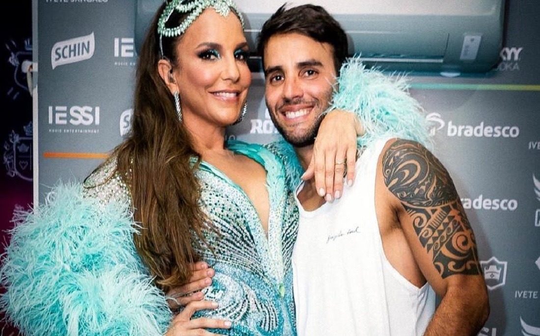 Marido de Ivete estava treinando no mar quando foi surpreendido pelos animais gigantes