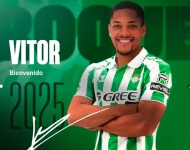 Vitor Roque foi anunciado pelo Betis nesta segunda-feira (26)