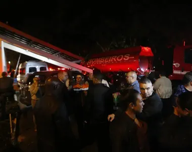 Avião caiu em São Paulo