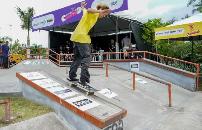 Imagem ilustrativa da imagem De graça! Ribeira recebe etapa do Circuito Baiano de Skate no FDS