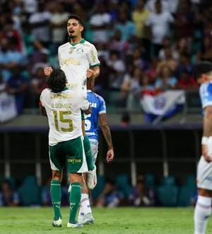 Imagem ilustrativa da imagem Queda livre! Bahia leva virada do Palmeiras na Fonte e vê vaga na Libertadores indo embora