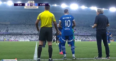 Imagem ilustrativa da imagem Ele voltou! Neymar reestreia com pé direito em triunfo do Al-Hilal