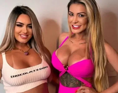 Juju Furacão e Andressa Urach