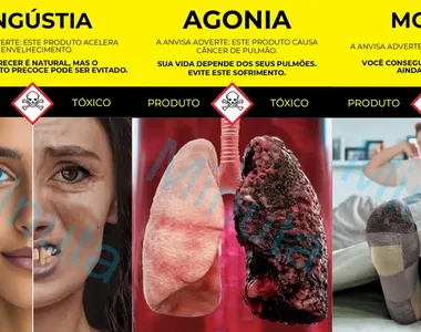 Novas imagens que serão inseridas nas embalagens