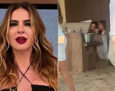 Luciana Gimenez e Julia Gomes apareceram juntos em vídeo