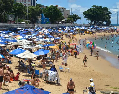 Porto da Barra após diminuição dos kits de praia