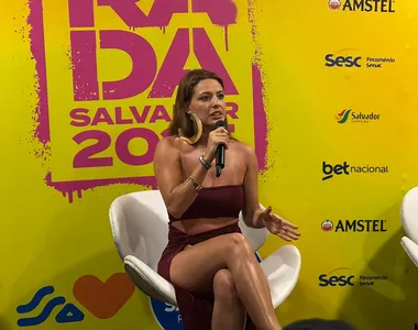 Bia Reis curte Festival Virada Salvador 2025