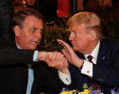 Bolsonaro e Trump são aliados declarados