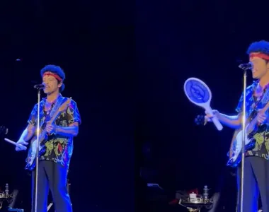 Bruno Mars faz segunda apresentação em Brasília neste domingo