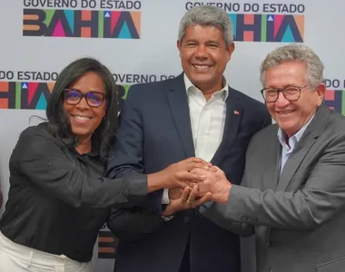 Luiz Caetano (PT) e Jerônimo Rodrigues (PT) se reuniram nesta sexta-feira (3)