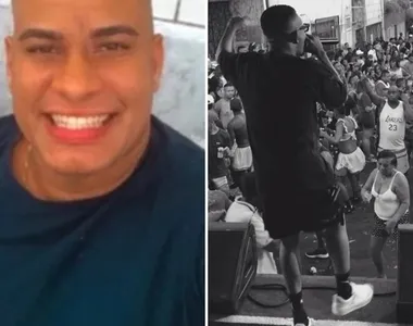 Filipinho fez a abertura do evento e se apresentava quando Vitor Matos foi assassinado