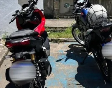 Motocicletas clonadas apreendidas pela PM