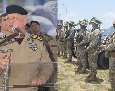 Comandante Geral da Polícia Militar, coronel Paulo Coutinho