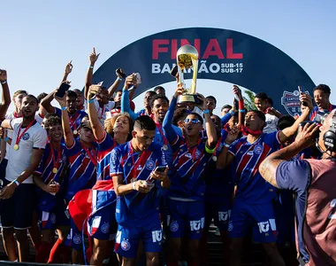 Sub-17 do Bahia foi campeão Baiano em 2024