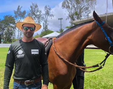 Alan Rezende, instrutor de equitação