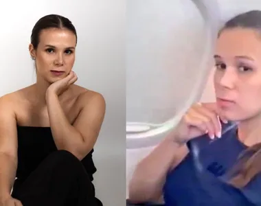 Jeniffer Castro viralizou após negar troca de lugar com criança em avião