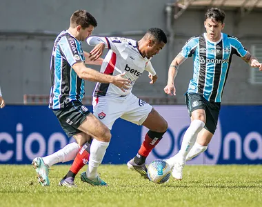 No primeiro turno, o Grêmio venceu o Vitória por 2 a 0