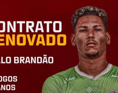 Ítalo Brandão, um dos goleiro que teve o vínculo ampliado com o time baiano