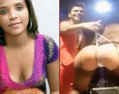 Jaqueline Carvalho ficou famosa ao dançar o 'Todo Enfiado' da banda O Troco