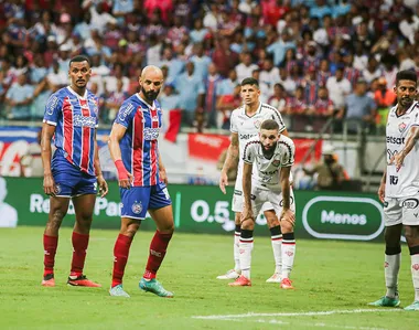 Bahia x Vitoria na Copa do Nordeste de 2024.