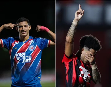 Erick Pulga e Matheusinho brocaram para os gigantes baianos