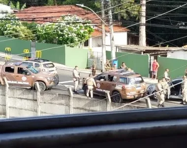 Populares acionaram a Polícia Militar por conta de assaltos na região