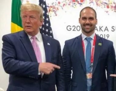 Eduardo Bolsonaro esteve nos Estados Unidos para acompanhar as eleições