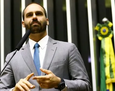 Eduardo Bolsonaro também atacou o deputado Capitão Alden