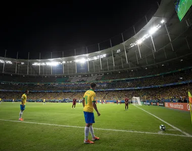 Partida entre Brasil e Venezuela na Arena Fonte Nova, pela Copa América 2019