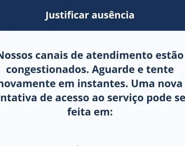 Os eleitores podem justificar o voto pelo E-título até 17h