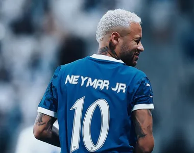 Neymar em campo pelo Al-Hilal