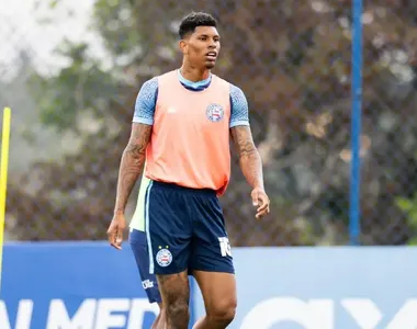 Marcos Victor em treino pelo Bahia