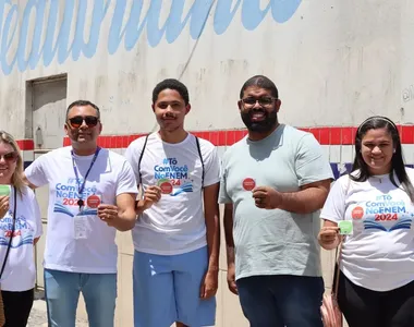 Candidatos receberam um kit preparado pela Secretaria da Educação do Estado