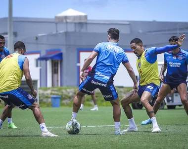 Treino desta quarta-feira (16) na Cidade Tricolor