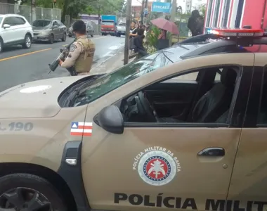 Polícia faz escolta na região do incidente