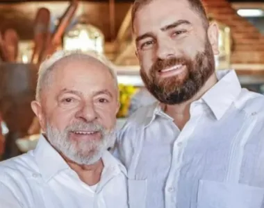 Lula e seu filho, Luis Cláudio Lula da Silva