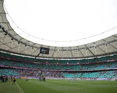 Arena Fonte Nova em dia de jogo do Bahia