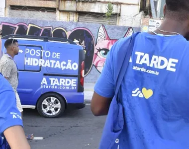 Grupo A TARDE levou um Ponto de Hidratação para o Rio Vermelho